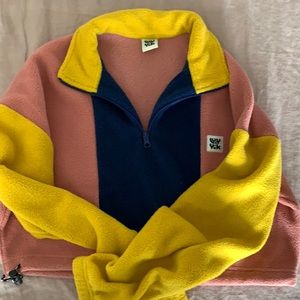 Lucy & Yak cropped fleece pullover